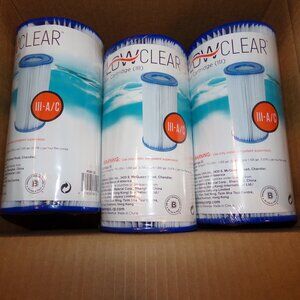 6 new Bestway FLOWCLEAR Filter Cartridge Type III (A / C) For  Swimming Pool